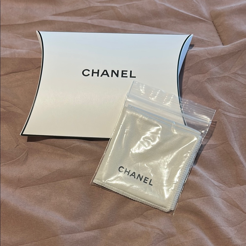 Chanel Grey Dust Cloth with Box